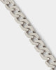 NXS Hex Cut Curb Chain White Gold