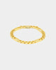 NXS Sharp Cut Figaro Bracelet Gold