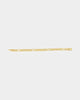 NXS Sharp Cut Figaro Bracelet Gold