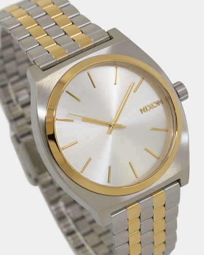 Nixon Time Teller Watch Silver/Gold
