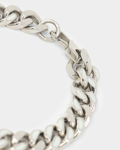 Guess Mainline X Culture Kings Glow In The Dark Bracelet Silver/Glow