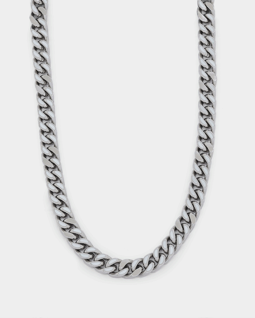 Guess Mainline X Culture Kings Glow In The Dark Necklace Silver/Glow