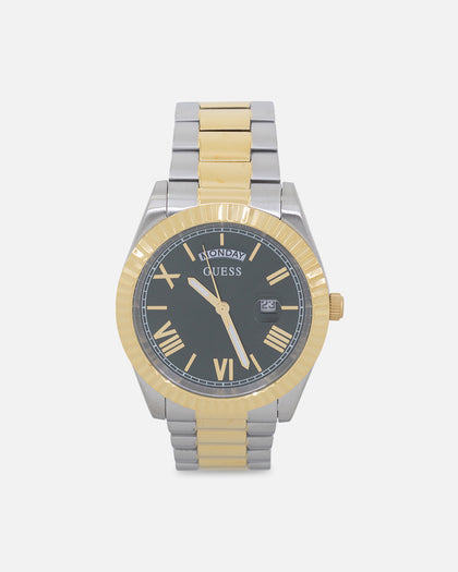 Guess Mainline Connoisseur Watch Silver/Gold/Green