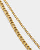 NXS Textured Cross Chain Set Gold