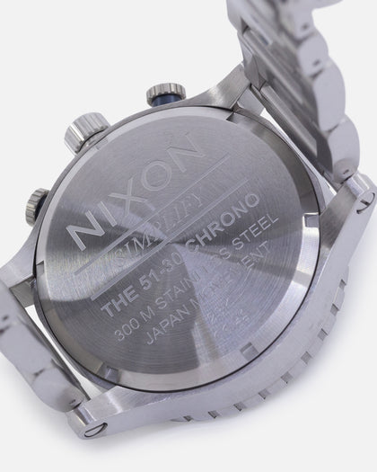 Nixon 51-30 Watch Silver/Midnight