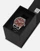 Nixon Sentry Stainless Steel Silver/Cranberry