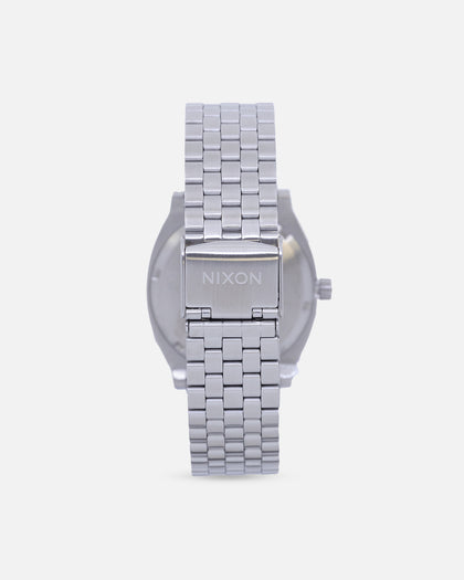 Nixon Time Teller Watch Silver/Mandarin