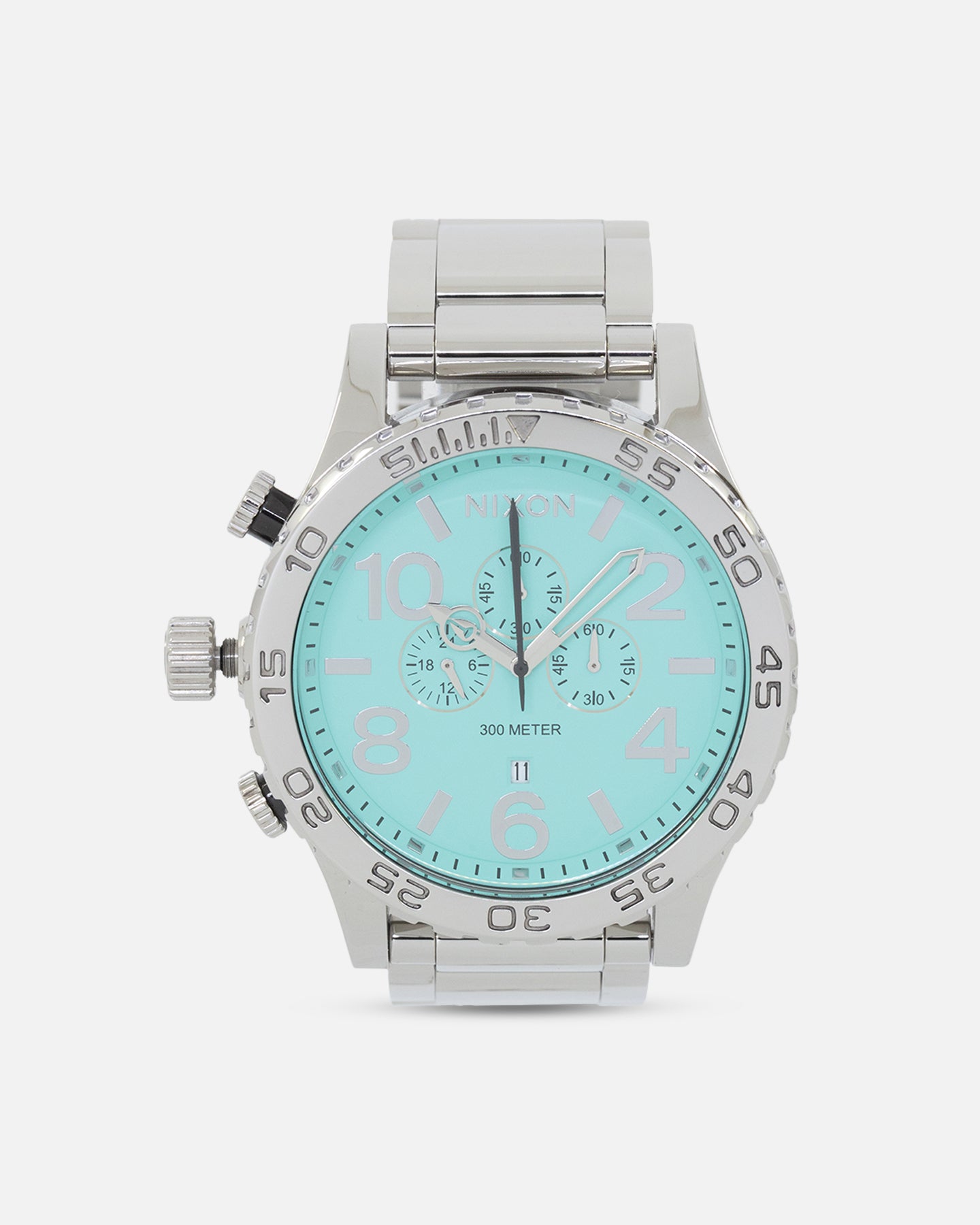 Nixon X Culture Kings 51-30 Chrono Silver/Turquoise | Culture Kings US