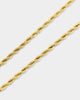 NXS Rectangle Stone Pendant Chain Gold/Black