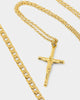 NXS Crucifix Chain Set Gold
