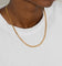 NXS 4.3mm Smooth Cut Cuban Chain Gold