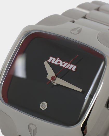 Nixon The Player Watch Silver/Red