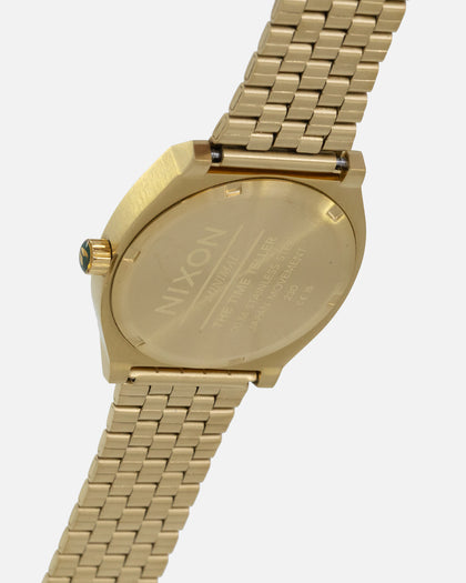 Nixon Time Teller Watch Gold/Green Sunray