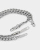 NXS Cuban Rope Bracelet Set White Gold