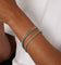 NXS Cuban Rope Bracelet Set White Gold
