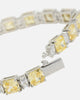 NXS Marcus Duo Stone Bracelet Citrine/Iced White Gold