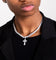 NXS Iced Sanctity Cross Pendant Iced White Gold