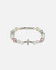 NXS Coloured Cross Pearl Bracelet Multi/White