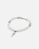 NXS Dagger Pearl Bracelet White Gold/Blue