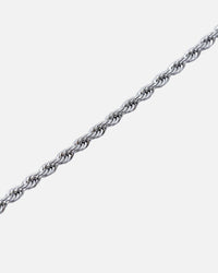 NXS Burning Heart Necklace White Gold