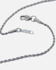 NXS Burning Heart Necklace White Gold