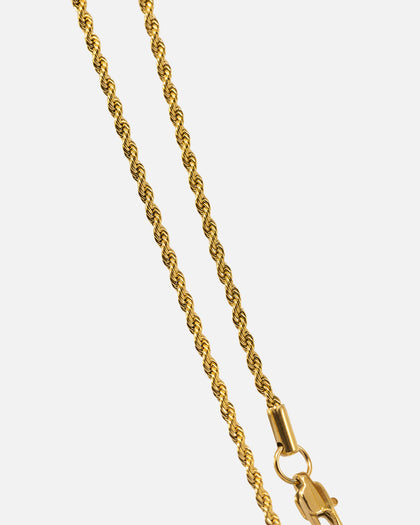 NXS Vintage Letter Necklace Gold