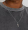 NXS Wing Necklace White Gold