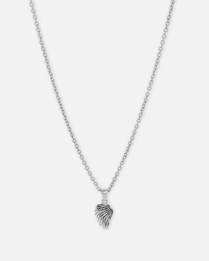 NXS Wing Necklace White Gold