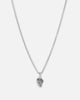 NXS Wing Necklace White Gold