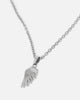 NXS Wing Necklace White Gold