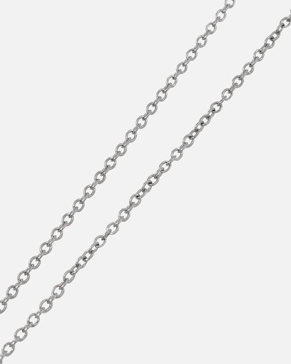 NXS Wing Necklace White Gold