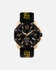 UFC Watches Icon Chronograph Silicone Watch Black/Gold