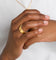 Saint Morta Iced Band Ring Iced Gold