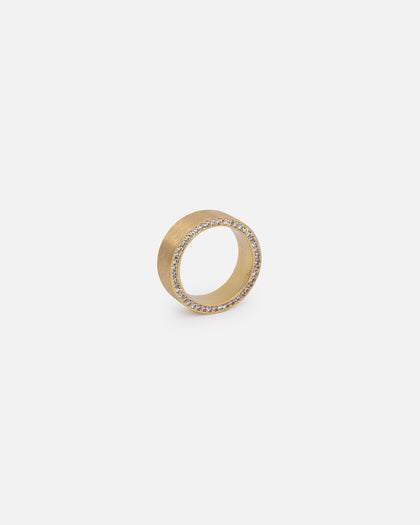 Saint Morta Iced Band Ring Iced Gold