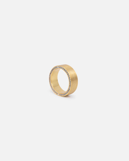 Saint Morta Iced Band Ring Iced Gold