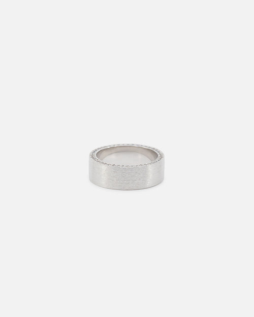 Saint Morta Iced Band Ring Iced White Gold