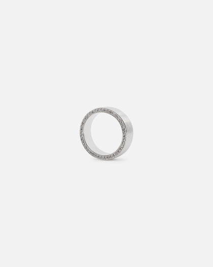 Saint Morta Iced Band Ring Iced White Gold