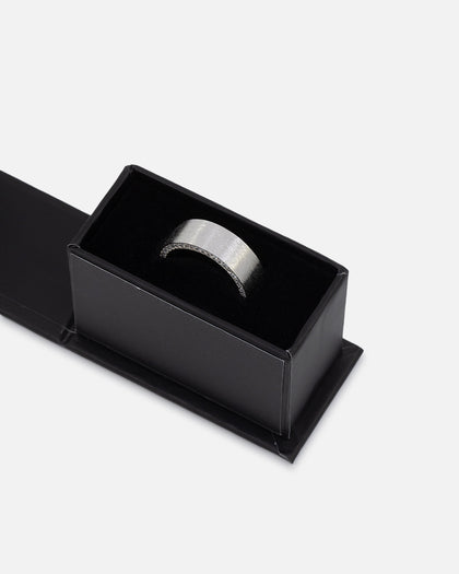 Saint Morta Iced Band Ring Iced White Gold