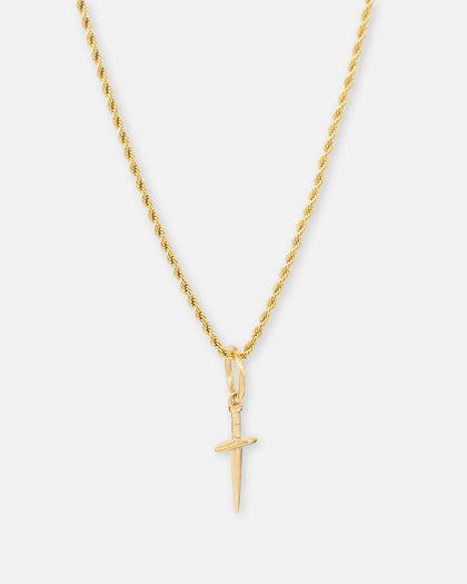 Saint Morta Dagger Pendant Gold