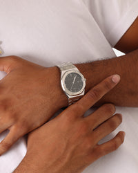 Saint Morta Hex Premiere Watch Silver/Black