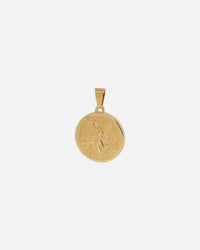 Saint Morta Pesos Pendant Gold