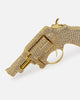 Saint Morta Revolver Pendant Iced Gold