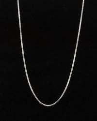 House Of Auric Rounded Box Chain Sterling Silver