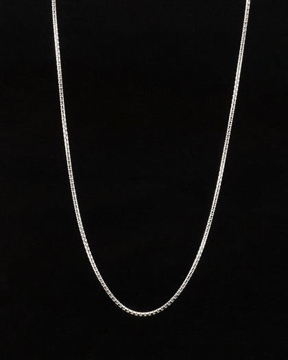 House Of Auric Rounded Box Chain Sterling Silver