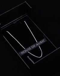House Of Auric Rounded Box Chain Sterling Silver