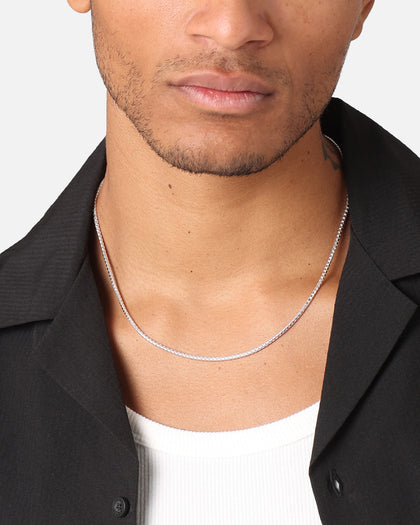 House Of Auric Rounded Box Chain Sterling Silver