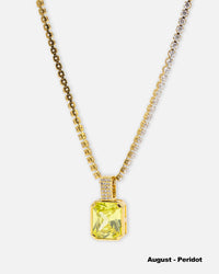 NXS Birthstone Pendant Iced Multi