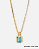 NXS Birthstone Pendant Iced Multi