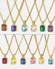 NXS Birthstone Pendant Iced Multi