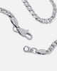 Saint Morta 4.3mm Smooth Cut Cuban Chain White Gold